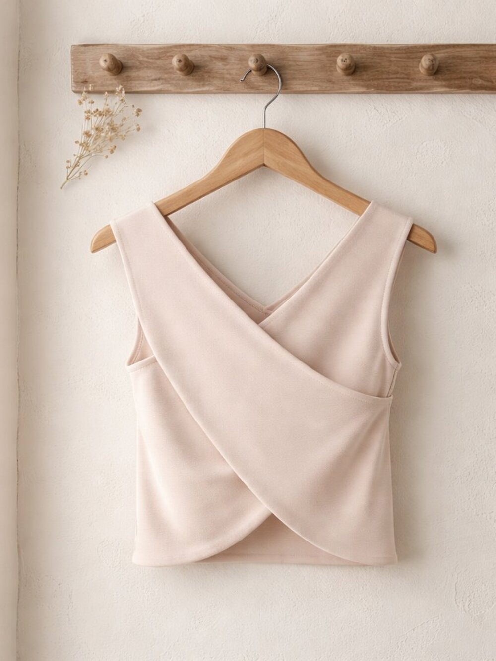 Access Fashion Cross-Back Ivory Tailored Vest Size Small